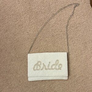 Elegant White Bride Clutch